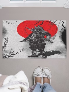 Придверный коврик JoyArty "Японский самурай" для обуви 75x45 см