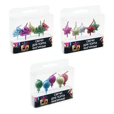 Свечи праздничные FNtastic 5 шт в ассортименте