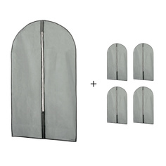 Чехол для одежды Paxwell Ордер Про 100, серый, 5шт. в уп.