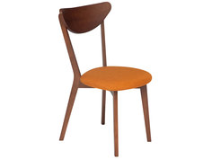 Кухонный стул Tetchair Стул MAXI с мягким сидением Бук коричневый / Оранжевый