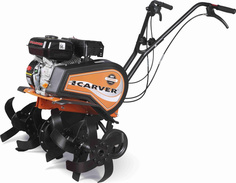 Мотокультиватор CARVER T-650R (6,5 л.с., реверс, цепной ред., шир. 30-55-85см.)