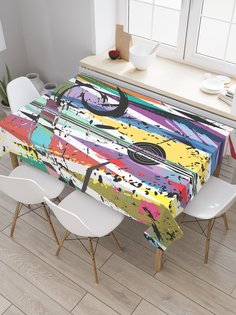Скатерть прямоугольная JoyArty "Абстрактное граффити" из оксфорда, 120x145 см