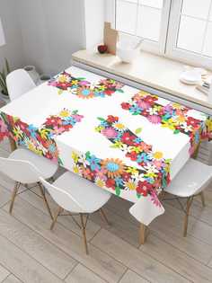 Скатерть прямоугольная JoyArty "Аромат любви" из оксфорда, 180x145 см