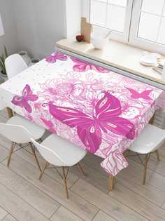 Скатерть прямоугольная JoyArty "Мягкая нежность" из оксфорда, 180x145 см