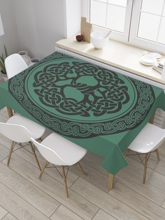 Скатерть прямоугольная JoyArty "Японский орнамент" из оксфорда, 180x145 см