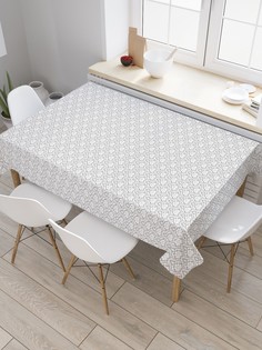 Скатерть прямоугольная JoyArty "Цветочное барокко" из оксфорда, 180x145 см