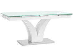 Кухонный стол Верона, раскладной DT-43-160-HGW/HGBG DUAL Белый глянцевый Stool Group