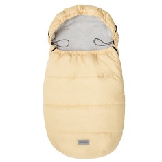 Конверт зимний меховой AMAROBABY Snowy Travel Песочный 105 см