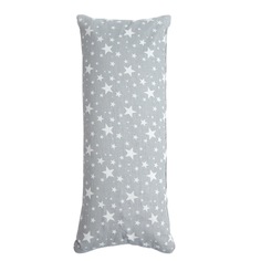 Подушка ортопедическая (Валик) AMARO HOME Eco Line 20х50 см, (Звезды серый)