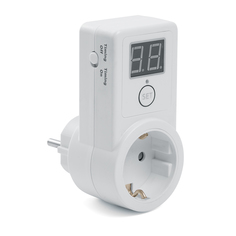 Розетка с таймером FERON TM61, IP20, 230V, 2300Вт/10А цвет белый, 102*50*72мм