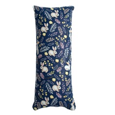 Подушка ортопедическая (Валик) AMARO HOME Eco Line 20х50 см, (Зайчики синий)