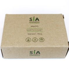 Мыло ручной работы туалетное твердое банное SIA-Cosmetics Бергамот Мята North Coast