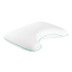 Анатомическая подушка Ambesonne для сна на боку с выемкой под плечо Memory Foam, 60х40 см