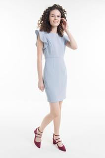 Повседневное платье женское adL12432202001 голубое 46