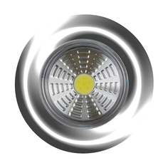 Фонарь-подсветка светодиодный REV-Ritter Pushlight металлик, COB 3 Вт, бат. 3xAAA, 29099 5