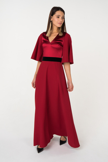 Вечернее платье женское LA VIDA RICA D72037 красное 48