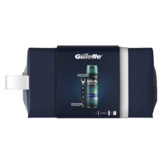 Набор Gillette Бритва Mach3+Смен.кас.+Mach3 Extra Comfort Гель д/бритья 200мл+Дорож.косм.