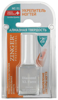 Лак для ногтей ZINGER NC-31 Алмазная твердость Прозрачный 12 мл