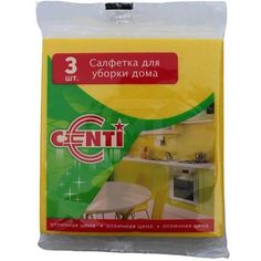 Салфетки вискозные толстые 35 x 38 см 3 шт No Brand