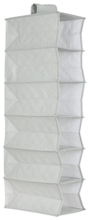 Кофр Homeclub Inflora 15 x 30 x 75 см 6 секций серый