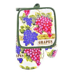 Набор кухонный прихватка и варежка хлопок No Brand