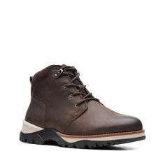 Ботинки мужские Clarks Topton Mid 26163262 коричневые 41 EU