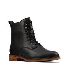 Ботинки женские Clarks Clarkdale Lace 26155831 черные 39.5 EU