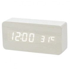Настольные цифровые часы-будильник VST-862 (белые) Lemon Tree