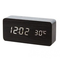 Настольные цифровые часы-будильник VST-862 (черные) Lemon Tree