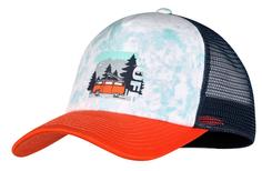 Бейсболка унисекс Buff Trucker Cap красная / черная, р. 59