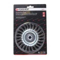 Кордщетка дисковая стальная витая для УШМ 175мм Forsage F-BWF107
