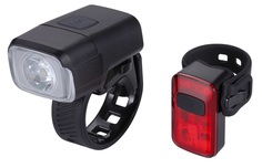 Велосипедный фонарь комплект BBB Nanostrike 400 Combo + BLS-152 Rear Spark черный