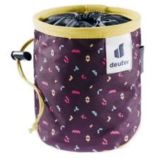 Мешочек для магнезии Deuter Gravity Chalk Bag I aubergine blocks-turmeric