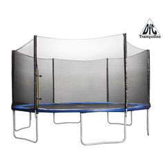Батут DFC Trampoline Fitness 14 футов с сеткой (427см) (три короба) 14FT-TR-E