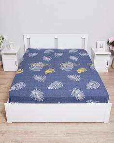 Простыня на резинке из поплина "Всё себе", Фокс, Размер: 120 х 200