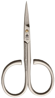 Ножницы для кутикул Dewal цвет матовый/глянцевый 764