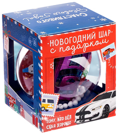 Шар на ель Woow Toys Спортивная машинка 4175120 8 см 1 шт.