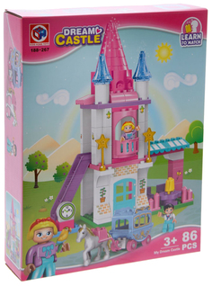 Конструктор "Замок принцессы", 86 деталей Kids Home Toys