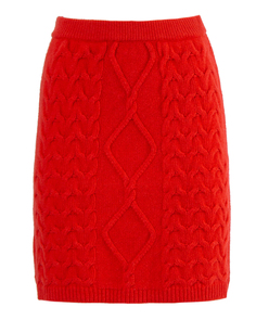Юбка женская NUDE 1101062 красная 42