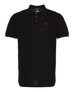Футболка-поло мужская DSquared2 S74GL0049 черная 2XL