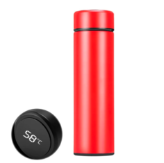 Бутылка-термос с датчиком температуры Smart Cup LED (Красная) Da Privet