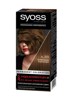 Краска для волос Syoss 4-88 Карамельный каштановый 115 мл