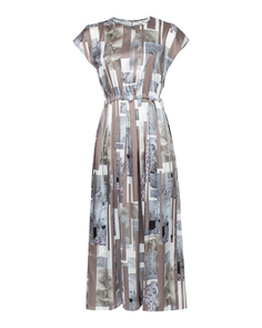 Платье женское Peserico S02479 коричневое 44