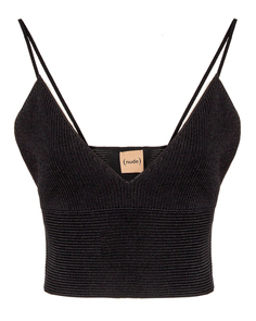 Топ женский NUDE 1101536 черный 40