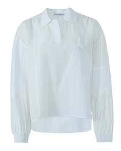 Блуза женская JW Anderson TP0183 белая 12
