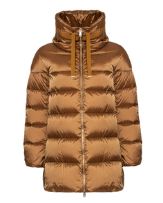 Пуховик женский add 2AW282 коричневый 46