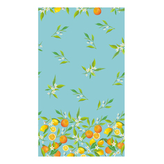 Скатерть Duni Lemon Tree 138 х 220 см бумага голубая