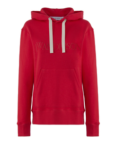 Худи женское JW Anderson JW0027 красное S