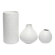 Ваза керамическая S&A Ceramic 15 х 15 х 14 см белая