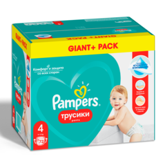 Подгузники-трусики Pampers Pants Размер 4, 9-15 кг 72 шт.